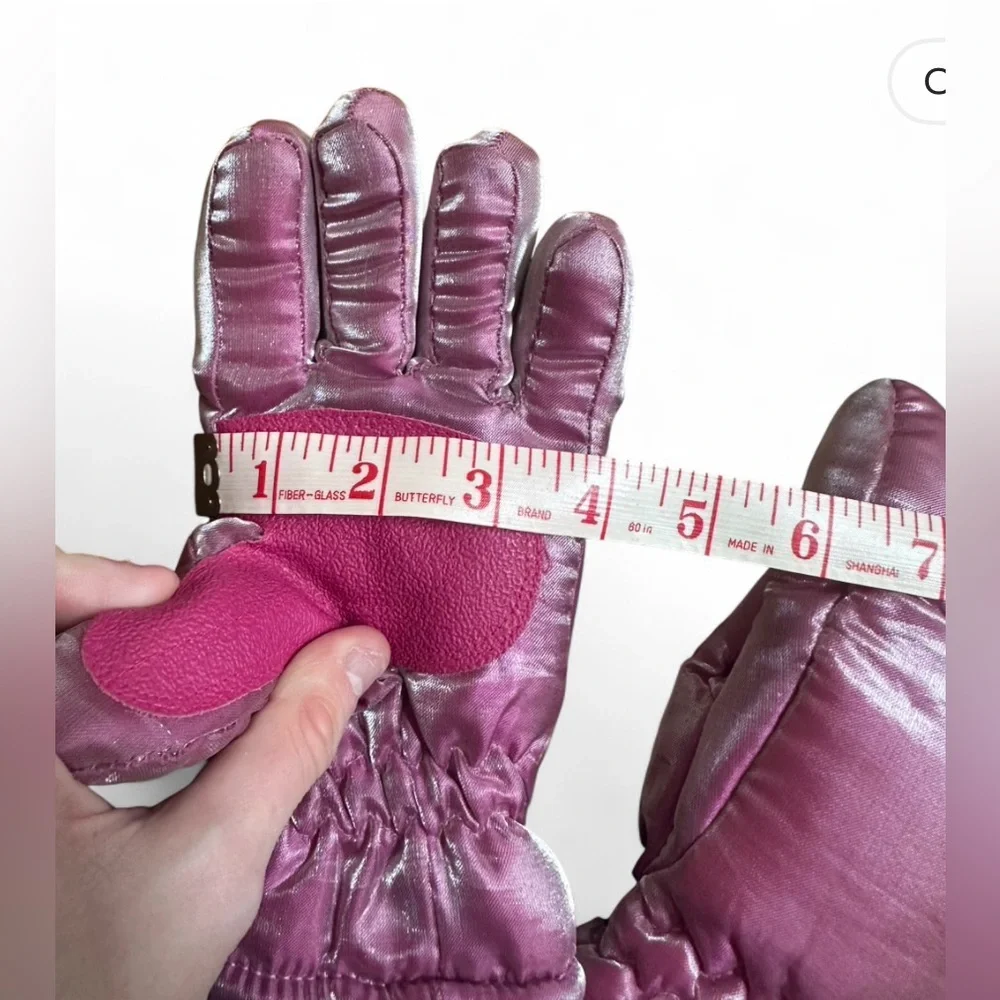 Target Girls Pink Winter Ski Gloves